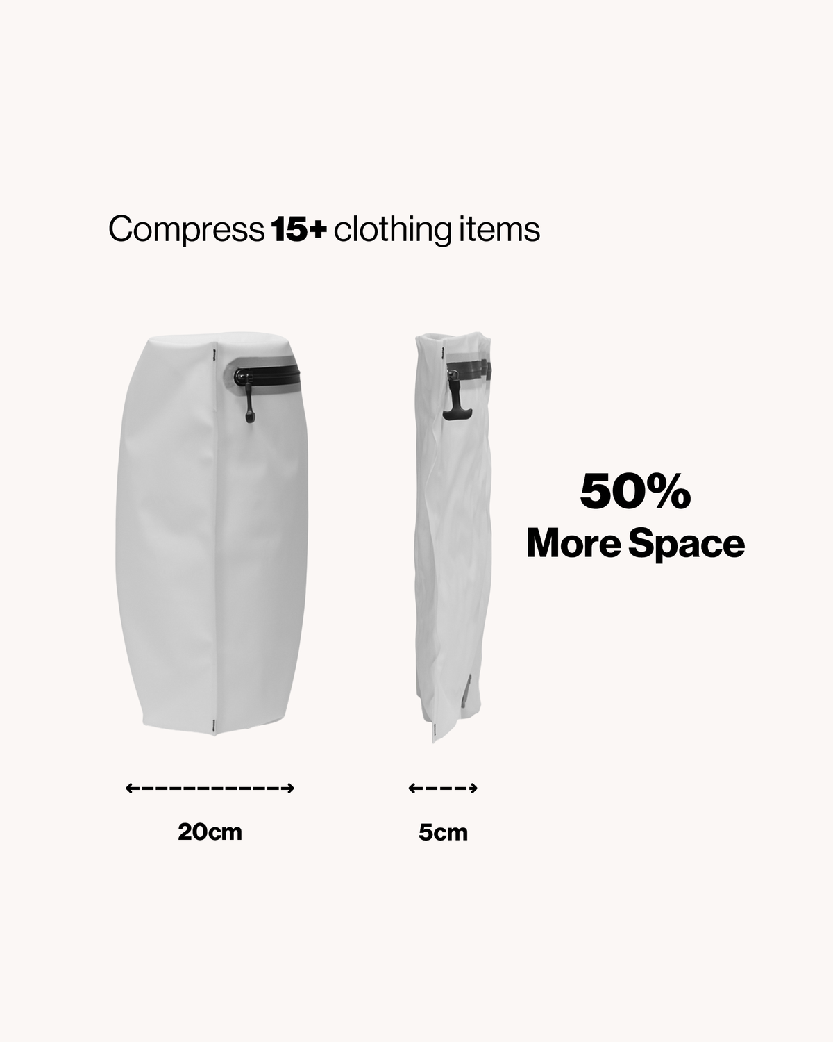 Bolsa compresión premium - Pack